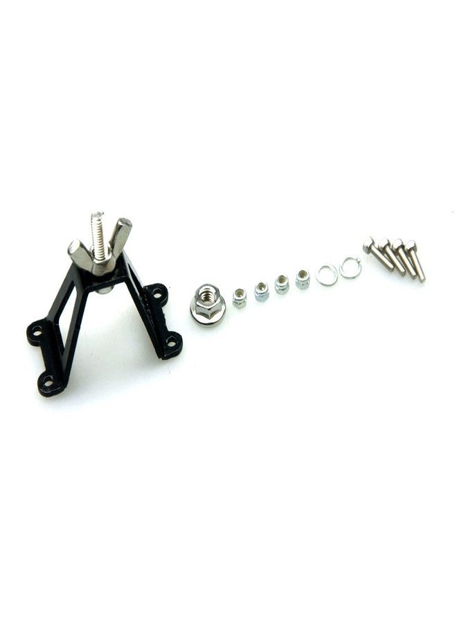 JGGZONE Metal Spare Tire Rack,RC Rear Spare Tyre Tire Bracket Wheel Holder Carrier Decoration Accessories Compatible with Axial SCX10 D90 Tamiya CC01 Wrangler Tra-xxas TRX4 1/10 RC Crawler Car - Image 4