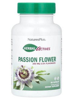 NaturesPlus Herbal Actives Passion Flower 250 mg 60 Capsules 