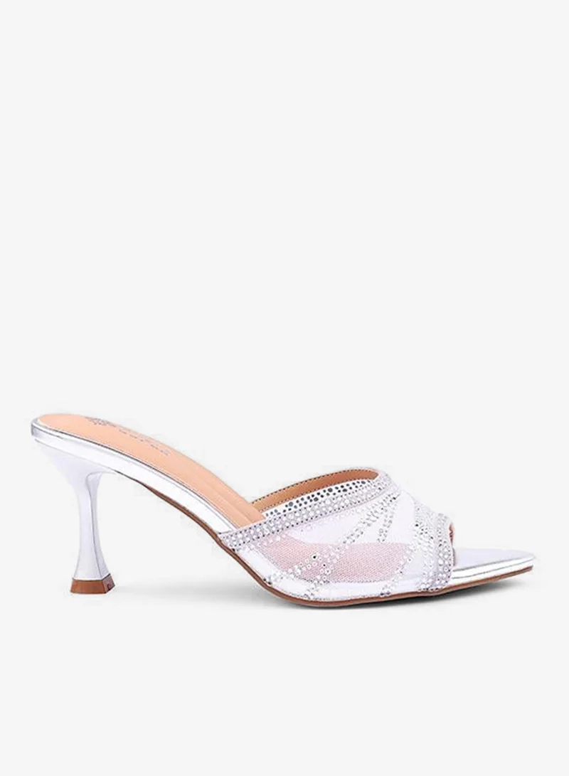 كابلي صنادل بكعب أنيقة للنساء