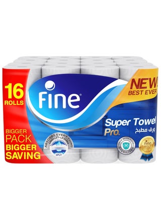 Super Towel Pro, Highly Absorbent, Sterilized 3 Ply 60 Sheets (Pack Of 16) - pzsku/Z698E558C637D90D76E09Z/45/_/1732370924/8c065c62-065a-4027-bfae-85a39710db58