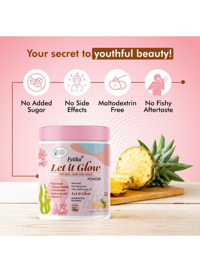FYTIKA فيتيكا دعها تتألق أناناس، مسحوق الكولاجين-200غ + فيتيكا عظام قوية مع الكالسيوم وفيتامين د2-60 قرص - Image 4
