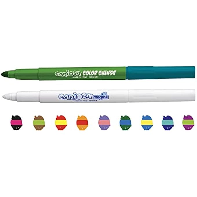 carioca MAGIC COLOR CHANGRE 10PCS FELT TIP PENS - Image 3
