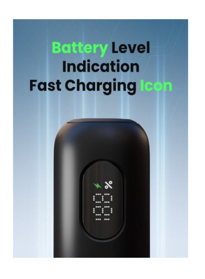 Moxedo Combo 5x 10,000 mAh Power Bank withCharging Dock 20W Power Delivery USB-C Fast Charging with Built-in Type-C Cable (Black) - Image 4