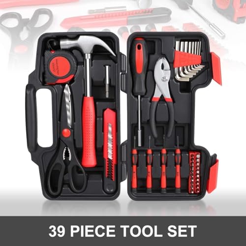 IONIX Tool Kit for Home | 39 Pieces in 1 | Tool Kit, Tools Kit Set for Home Use, Essential Hardware Tools for Daily Use, DIY Projects, Home Essentials Kit (Multicolor, Pack of 1) - Image 2