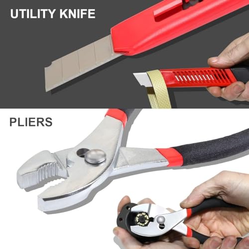 IONIX Tool Kit for Home | 39 Pieces in 1 | Tool Kit, Tools Kit Set for Home Use, Essential Hardware Tools for Daily Use, DIY Projects, Home Essentials Kit (Multicolor, Pack of 1) - Image 4