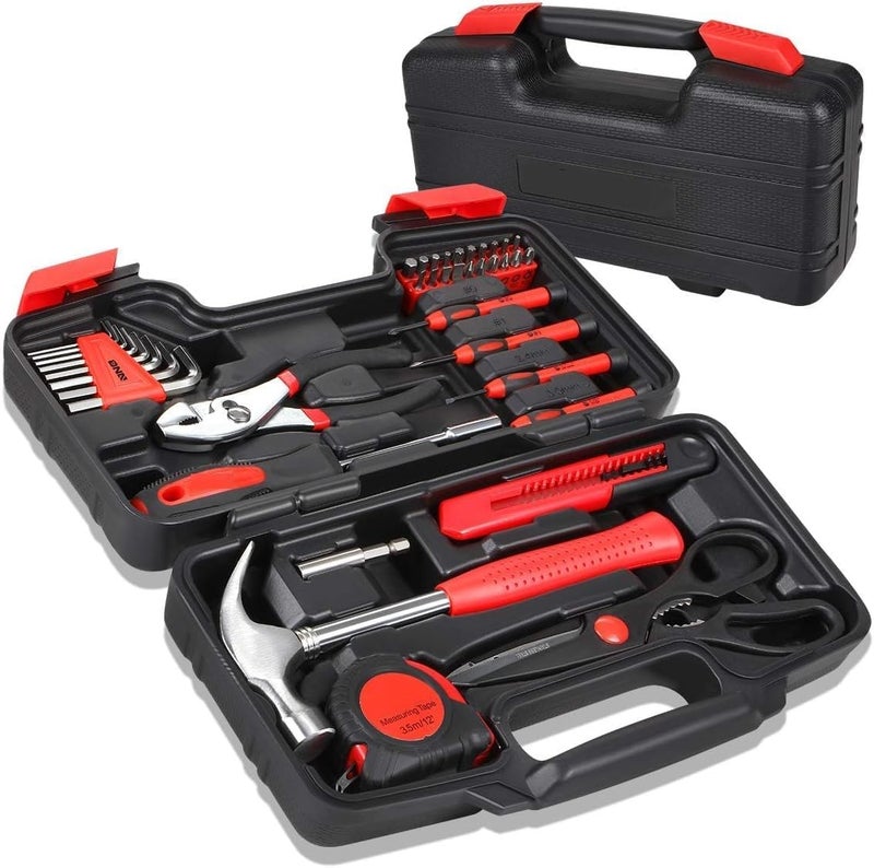 IONIX Tool Kit for Home | 39 Pieces in 1 | Tool Kit, Tools Kit Set for Home Use, Essential Hardware Tools for Daily Use, DIY Projects, Home Essentials Kit (Multicolor, Pack of 1) - Image 1