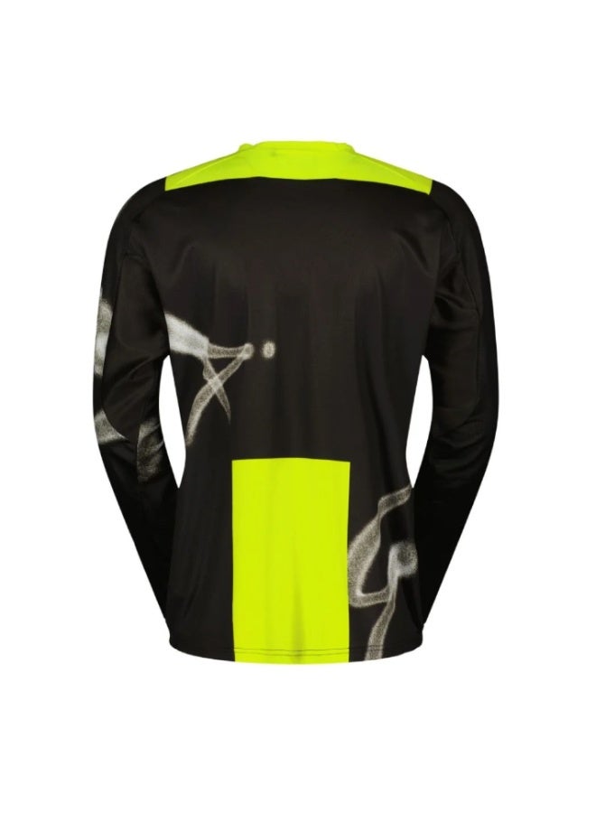 SCOTT JERSEY EVO DIRT-CAVIAR BLACK/SAFETY YELLOW - Image 2