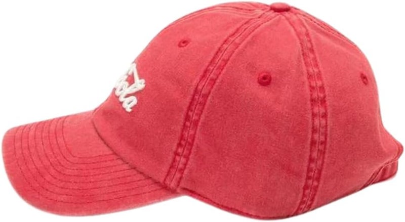 AMERICAN NEEDLE Coca-Cola Unisex Adjustable Buckle Strap Baseball Hat - Red - Image 4