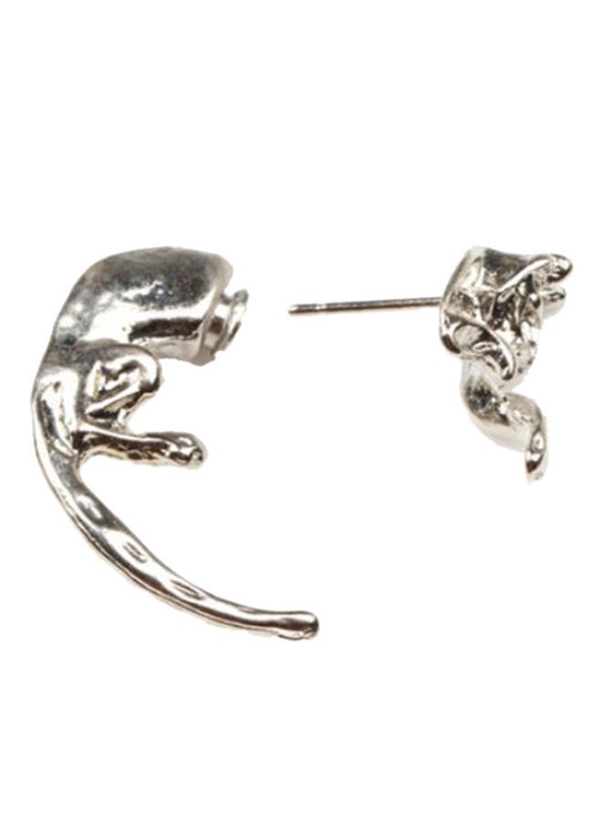 NIBEMINENT - Alloy Long Tail Fox Stud Earrings - Image 1