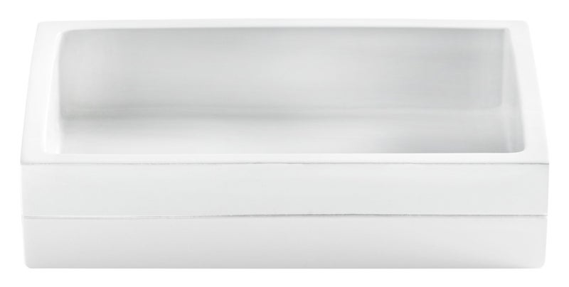 Kassatex Fine Linens ACL-SD-W Cabana Accessories Soap Dish Cabana Accessories White,Soap Dish - Image 4