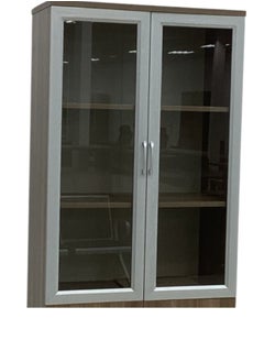 سمارت هوم دولاب مكتب 2 باب ، خزانةخشبية بتصميم عصري مقاس 200X40X80سم  - Image 3
