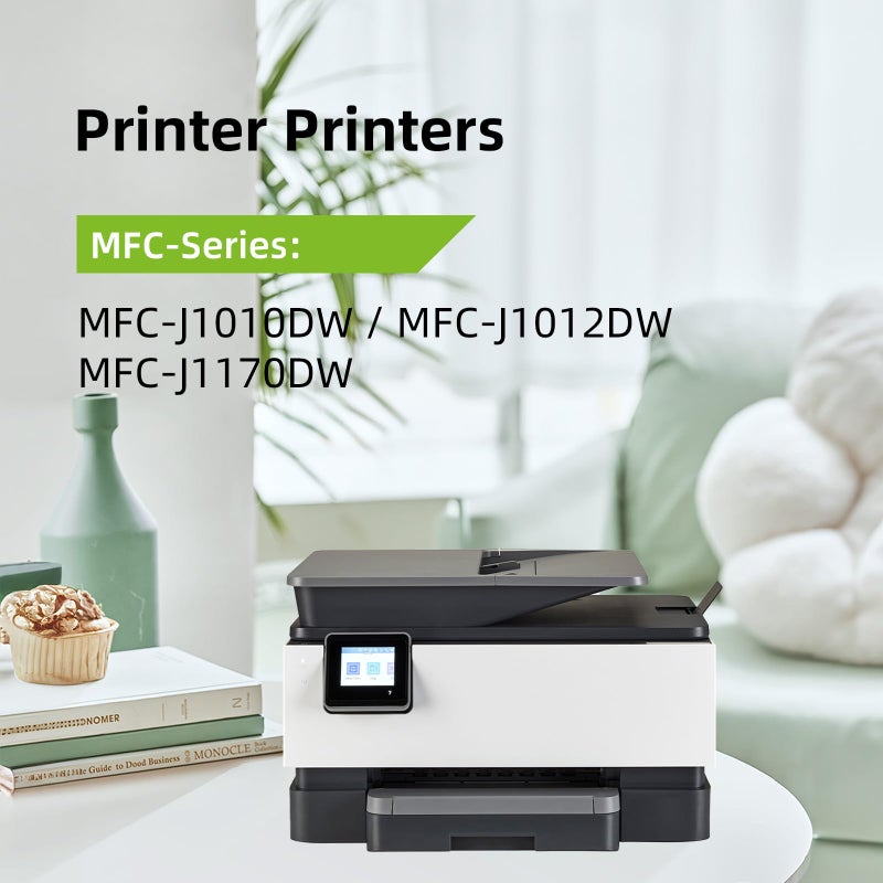 belietop LC401XL Ink Cartridges High Yield Compatible for Brother LC401XL LC401 XL LC401 Ink Cartridges Works with Brother MFC-J1010DW MFC-J1012DW MFC-J1170DW Printer (5 Pack, 2 Black, Cyan, Magenta, Yellow) - Image 2
