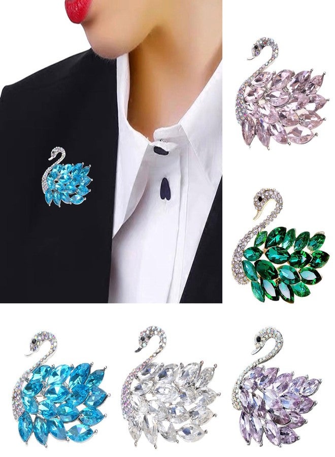 YZYDF Exquisite Swan Brooch Pin able Swan Pin Swan Corsage Pin Clothing Jewelry Gift for Individuals - Image 2