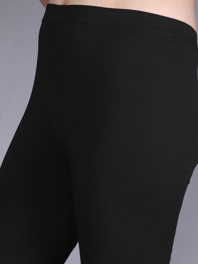 Lyra Girls|Womens Silk Cotton Trousers,Black,Free Size - Image 5