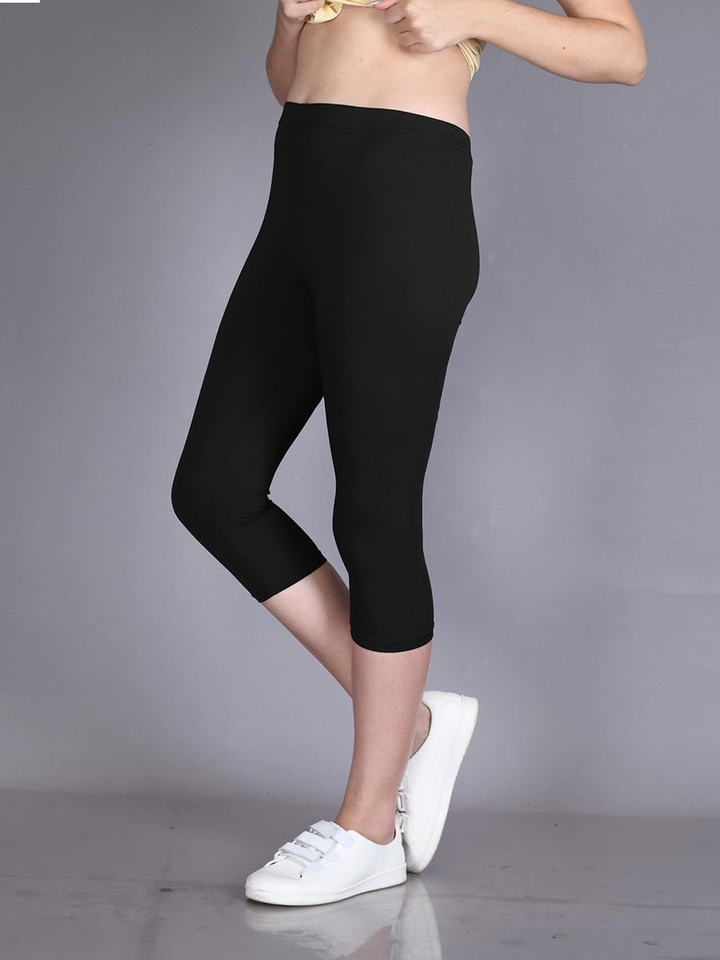 Lyra Girls|Womens Silk Cotton Trousers,Black,Free Size - Image 3