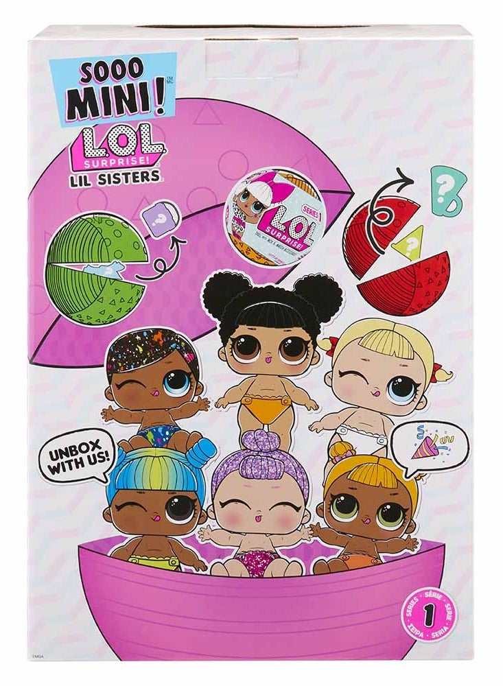 L.O.L. SURPRISE! Sooo Mini! Lil Sisters Collectible Doll with 5 Surprises - Image 2