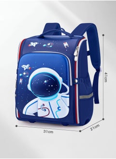 DURKU Kids Space Astronaut Backpack for Boys Girls Modern Travel Galaxy Rocket School Book Bags 