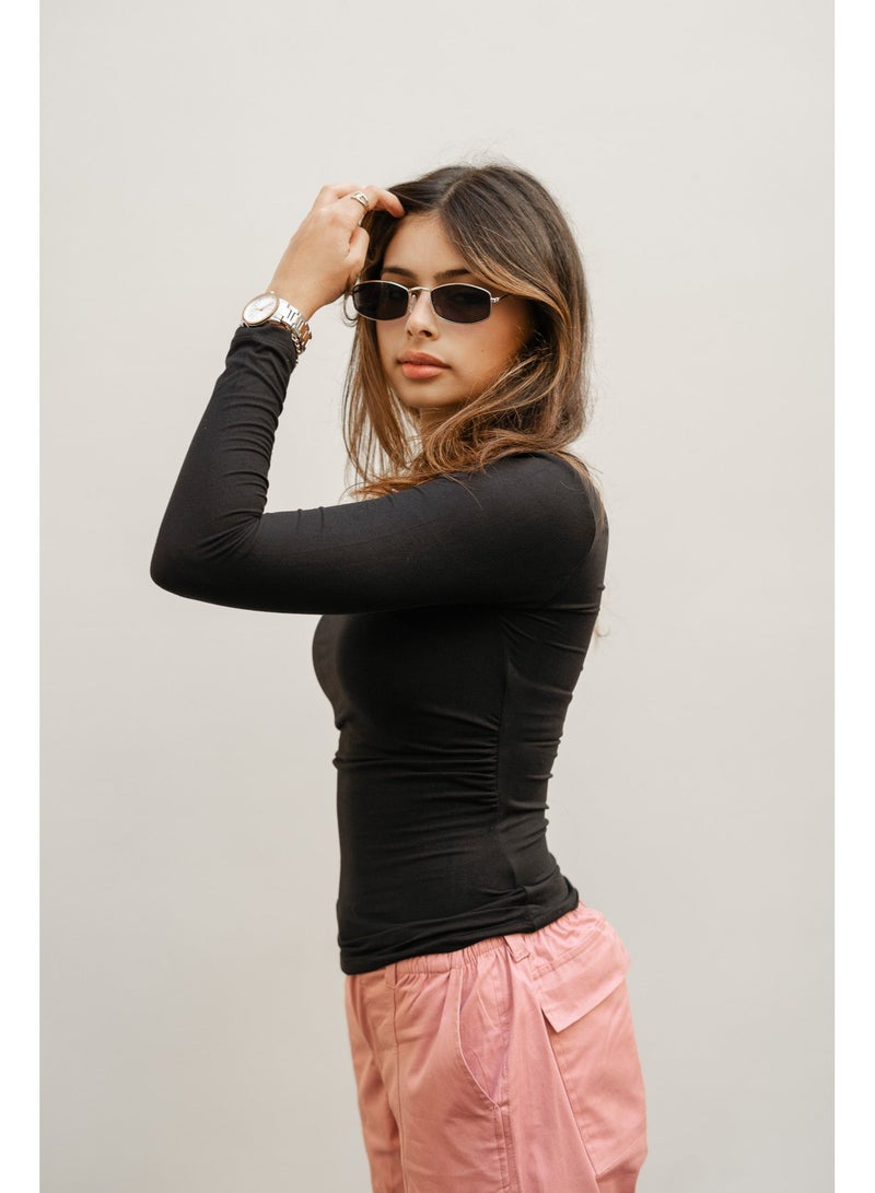 Alsace Women’S T-Shirt – Black - Image 2