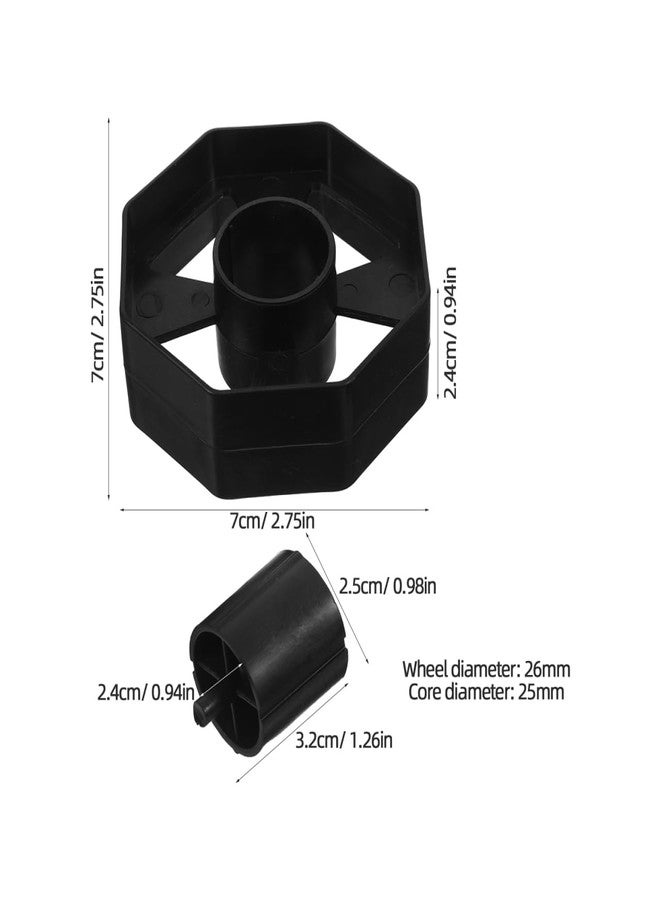 DIYEAH Tape Dispenser Core Replacement Wheel Smooth Rolling Adhesive Tape Holder Accessory for Desktop Office Use 2.75X2.75X0.94In - Image 5