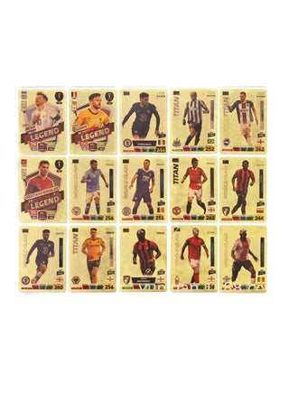 55-Pcs World Football Star Gold Foil Card PVC Flash Card For Fans Collection - view 3