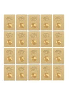 EHOME 55 قطعة من بطاقة World Football Star Gold Foil Card PVC Flash Card لمجموعة المعجبين  - Image 5