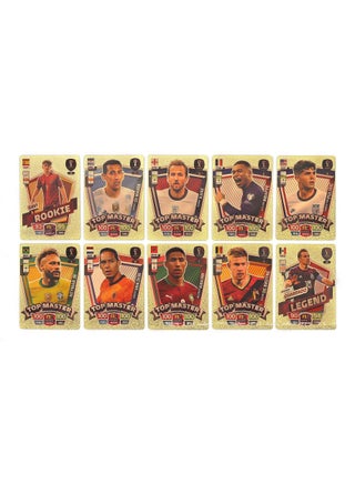 55-Pcs World Football Star Gold Foil Card PVC Flash Card For Fans Collection - view 4
