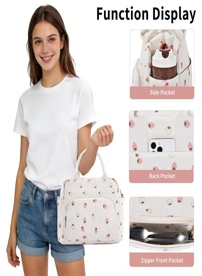 GASSDA Lunch Box for Women Insulated Lunch Bag Women Adult Cute Lunch Bags Reusable Lunchbox Cooler Tote Bag for Work Picnic - Image 4