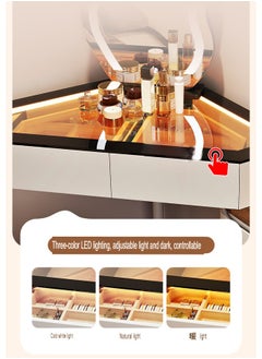 keke Elegant and Efficient Smart Dressing Table for Contemporary Living Spaces with LED Mirror  - Image 5
