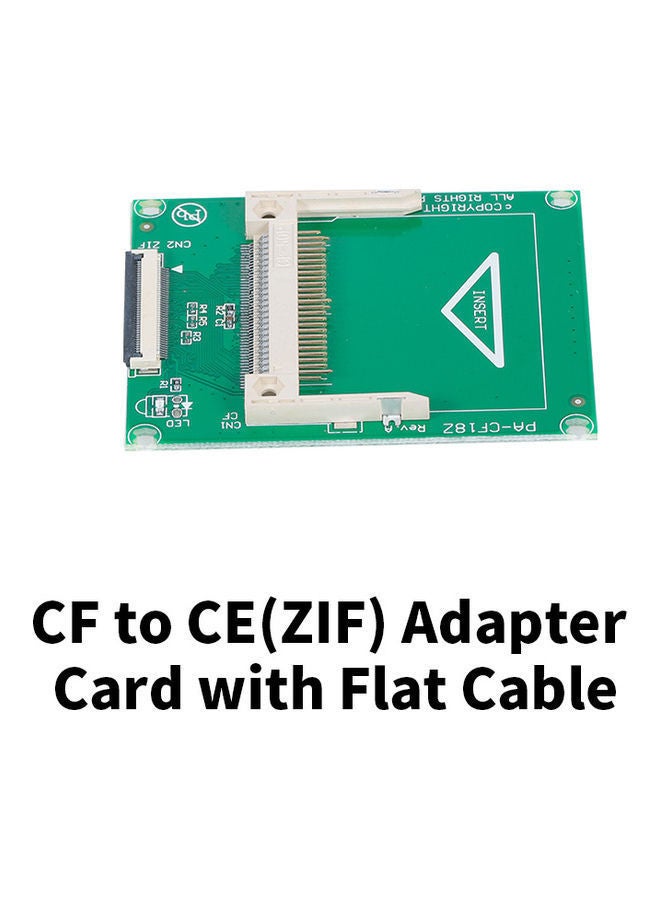 NIBEMINENT 1.8" CF To CE Adapter Card With Flat Cable Multicolour - Image 1