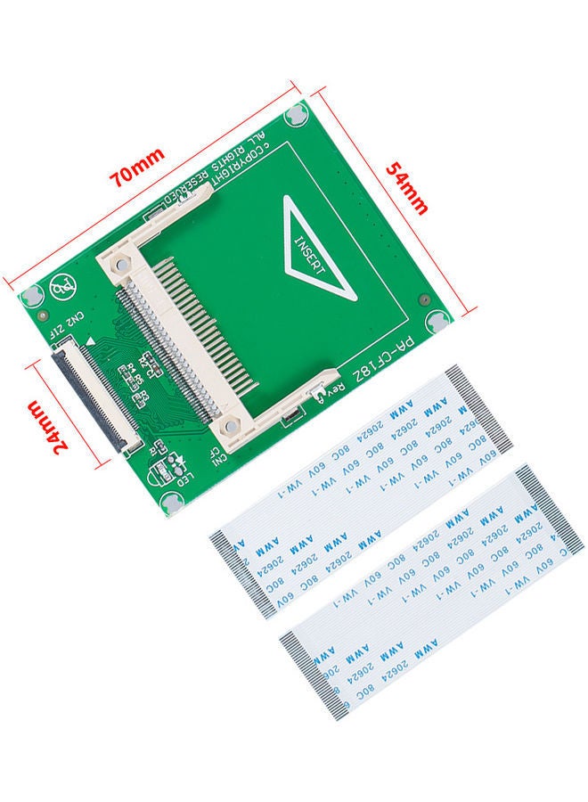 NIBEMINENT 1.8" CF To CE Adapter Card With Flat Cable Multicolour - Image 4