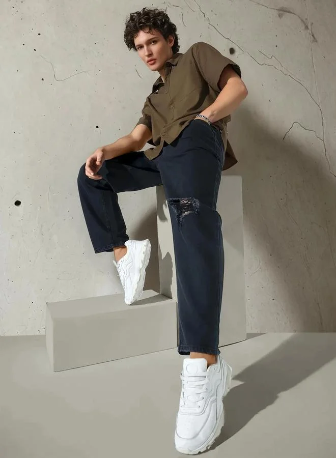 Hubberholme Black Jeans For Men