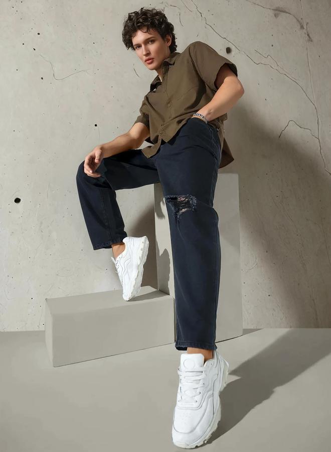 Hubberholme Black Jeans For Men - Image 1