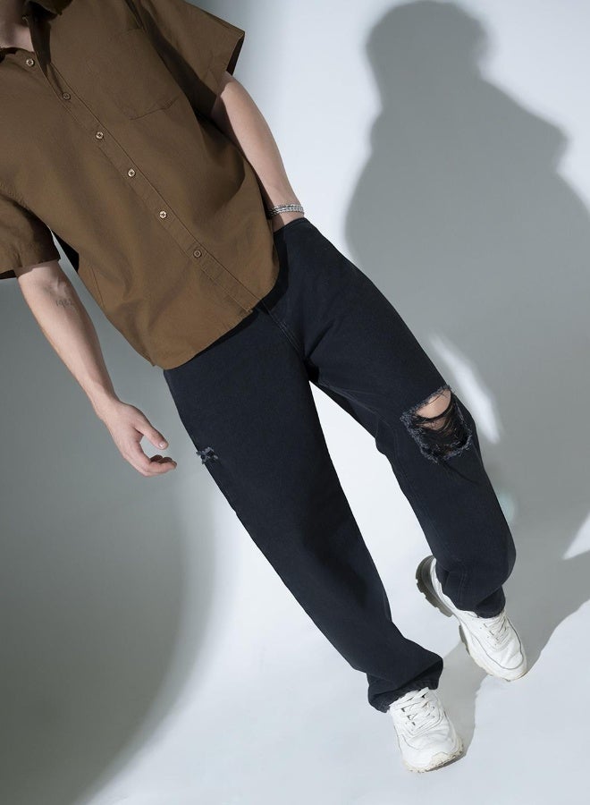 Hubberholme Black Jeans For Men - Image 4