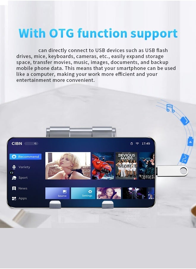 No branded - C59 Ultra 7.3-Inch Screen Smartphone, Dual SIM Card Supports TF Card 5G Network, 256GB ROM, Android 13, Long Battery Life and Fast Charging, OTG Function, Front and Rear Cameras, AI Voice Assistant - Image 1