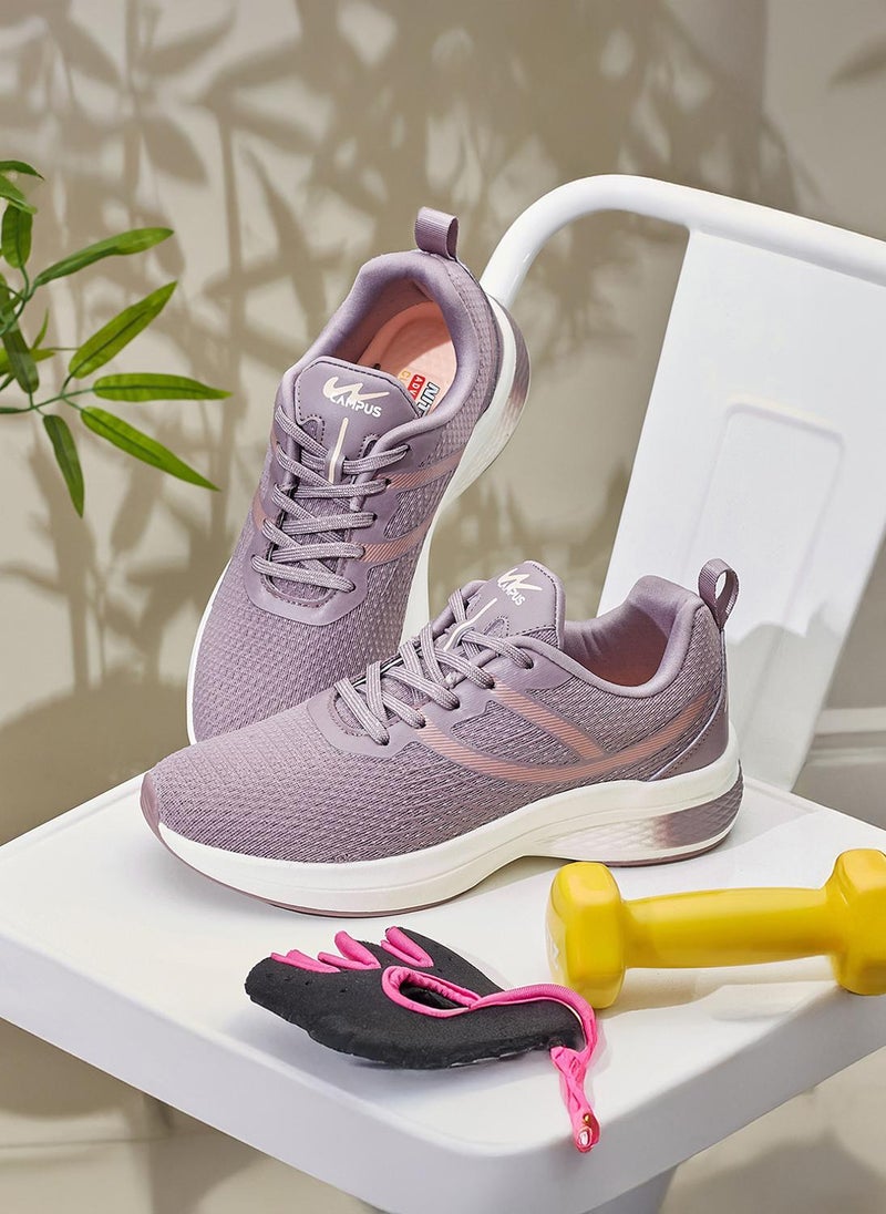 CAMPUS Women Akira Campus Nitrofly Lace-Up Running Shoes-Mauve - Image 3