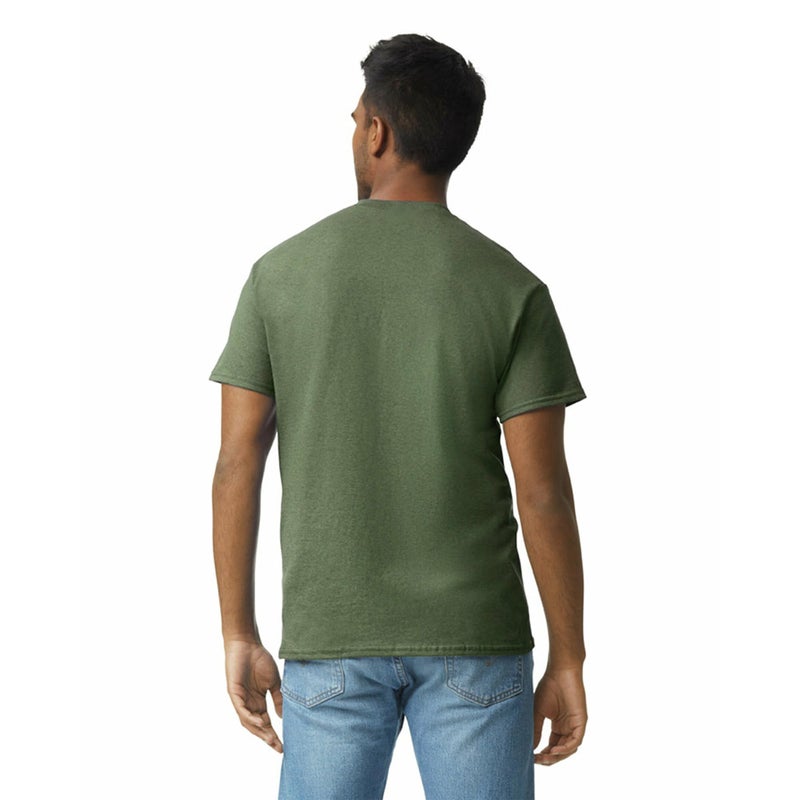 Gildan Adult Ultra Cotton T-Shirt, Style G2000, Multipack, Military Green (3-Pack), X-Large - Image 4