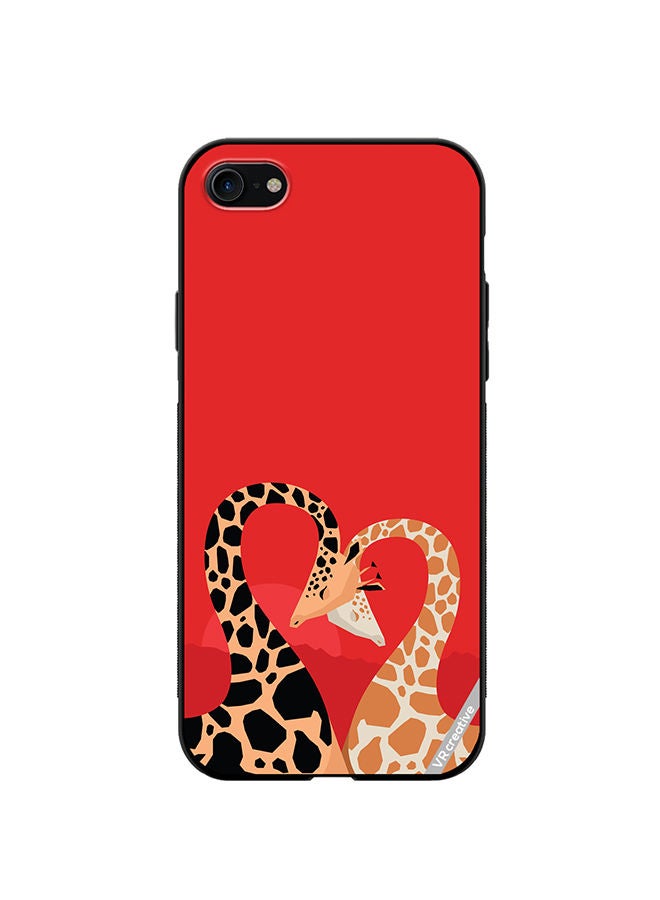 VR CREATIVE Protective Case Cover For Apple iPhone 7/8/SE 2020 Animal Love Design Multicolour - Image 1