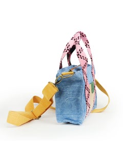 Perky Small Tote Bag with Zipper, Tote Bag for Women, Canvas Shoulder Bag, Crossbody Bag - Multicolor  - Image 2