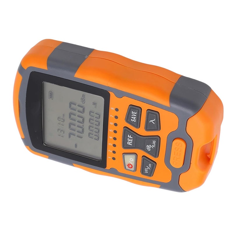 klarako Optical Fiber Power Meter, Wide Testing Range 70+10dbm, 40 Hours Continuous Working, 25+70℃ Storage Temperature, Automatic Shutdown in 10 Minutes (1MW) - Image 4