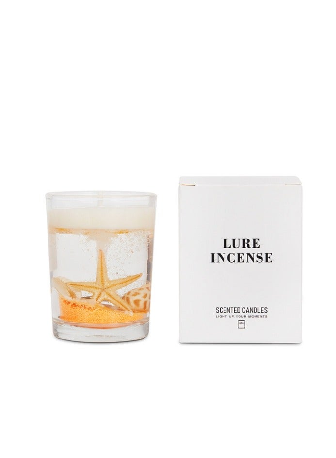 Starfish Candles Sweet Orange Scented Jelly Scented Candle Crystal Jelly Wax Scented Candle With Arom