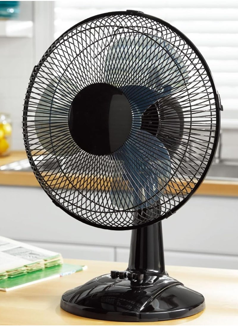 Denx 3-blade electric table fan, 45 watts, with 3 speeds  - Image 2