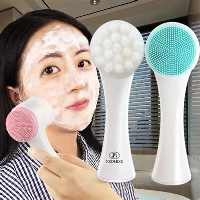 Minigood Dual-Sided Facial Cleaning Massage Brush | Deep Cleansing Tool - Image 2