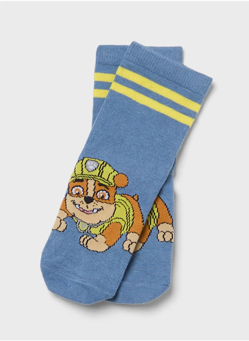 NAME IT Kids 3 Pack Graphic No Show Socks