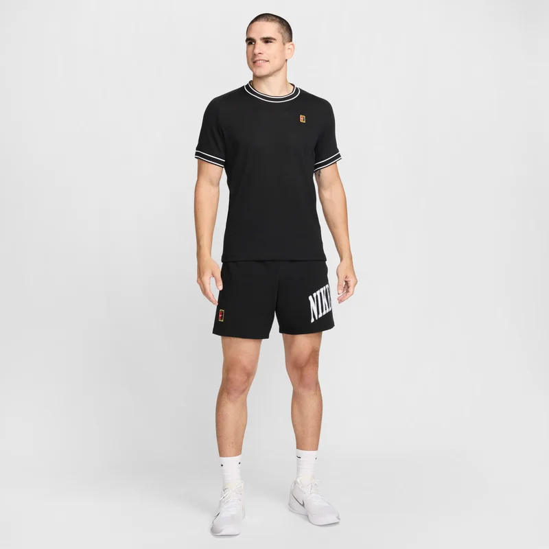 Nike Black Men's Heritage Tennis Top for Men | Best Price UAE