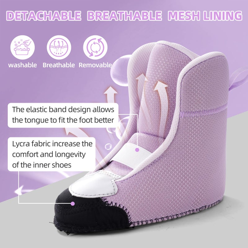 SWAY Adjustable Inline Skates for Kids, Teens and Adults, All Wheels Light Up High Performance Roller Skates for Boys and Girls Ideal for Roller Skate (Purple, Large-Youth & Adultï¼ˆ4-7 USï¼‰) - Image 4