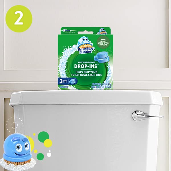 Scrubbing Bubbles Continuous Clean Toilet Drop Ins, Helps Prevent Limescale Buildup, 3 Count, Pack of 1 - Image 5