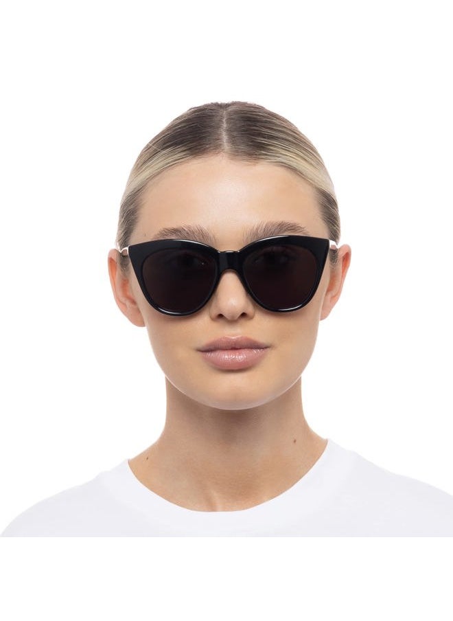 SAVITA Halfmoon Magic Sunglasses - Black, Cat Eye, Women's, Elegant Style  - Image 5