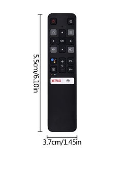 Generic New Replacement  Remote Control For TCL Smart TV Black  - Image 2