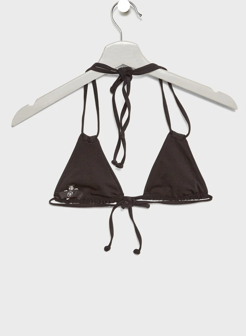 Missguided String Detail Bikini Set