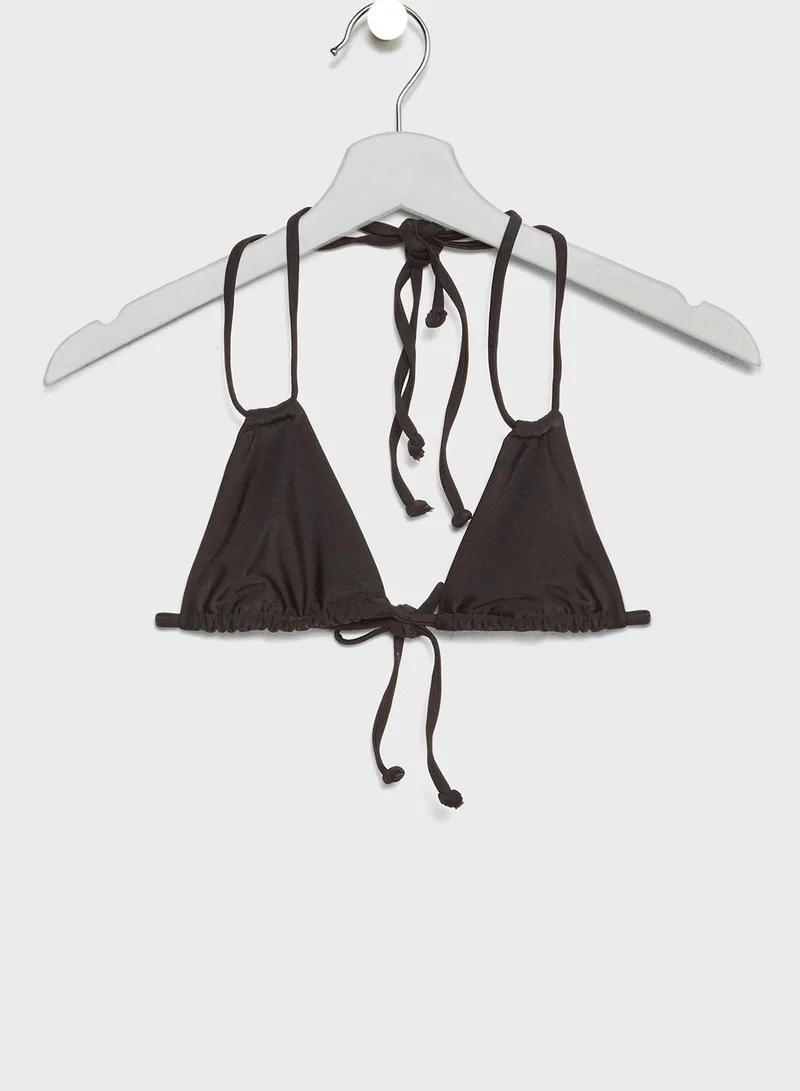 Missguided String Detail Bikini Set